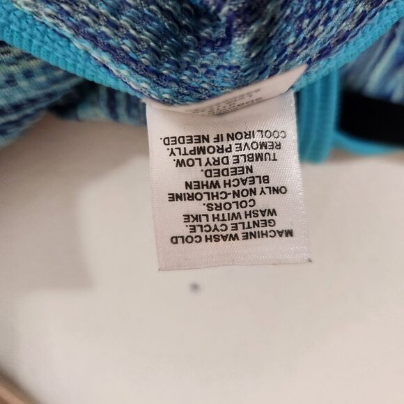 Womens Racerback Athletic Tank Top Small By Academy Ltd Shirt Blue Green - Picture 6 of 11